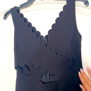 Topshop scallop dress